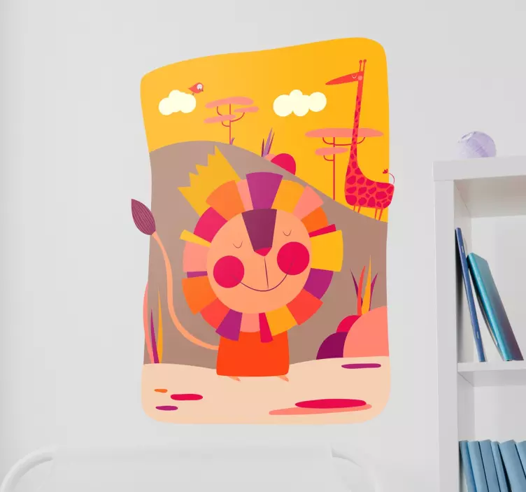 Naljepnica kralj lavova djeca - TenStickers