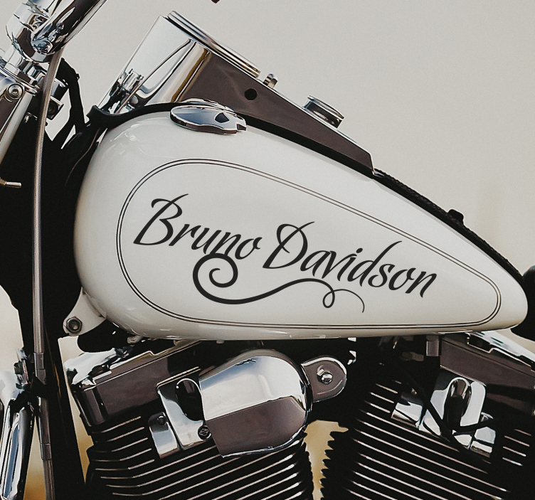 Naljepnice  Motocikli kaligrafski filigranski naziv - TenStickers