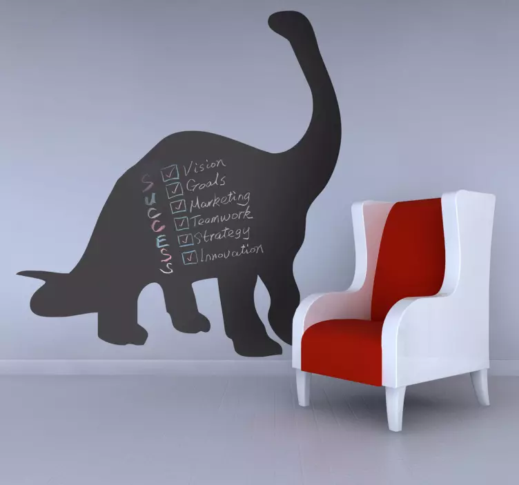 Naljepnica na ploči diplodocus dinosaura - TenStickers