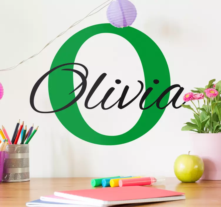 Naljepnica početne i nazivne abecede - TenStickers