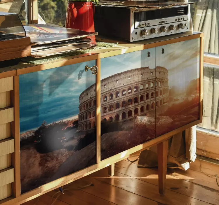 Naljepnica za namještaj u rimskom kolu - TenStickers