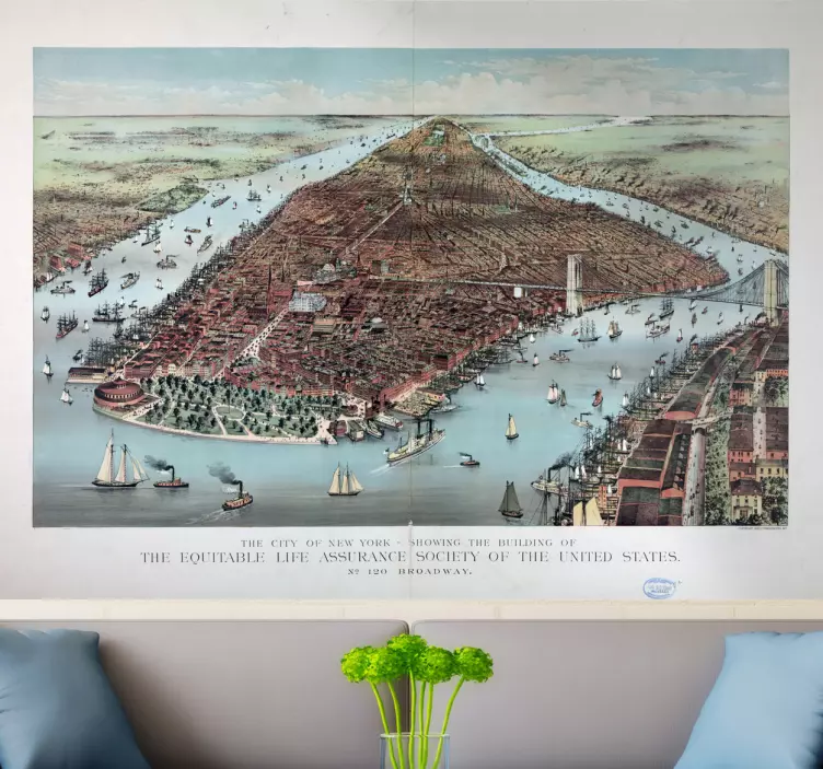 Naljepnica new yorka - TenStickers