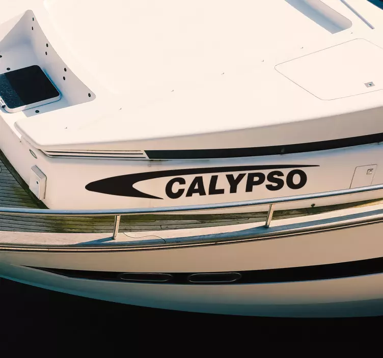 Naljepnice Pomorski sportski čamac - TenStickers