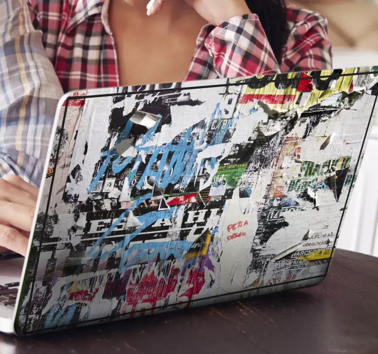 Kože za laptop u stilu urbanih grafita - TenStickers