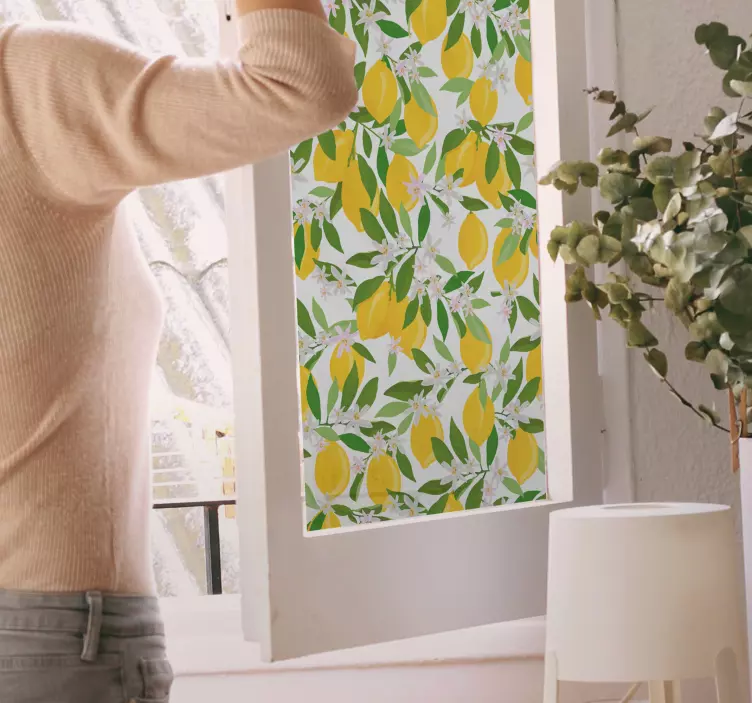 Naljepnica na prozoru stabla limuna - TenStickers