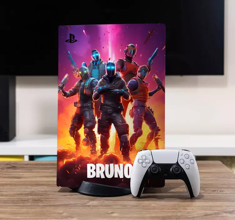 Naljepnica PS5 bitka u video igricama - TenStickers