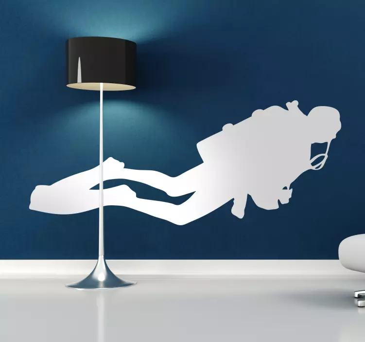 Naljepnica ronilačke siluete - TenStickers