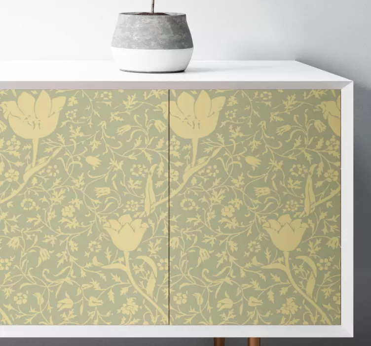 Naljepnica s cvijećem elegantni cvjetni motiv - TenStickers