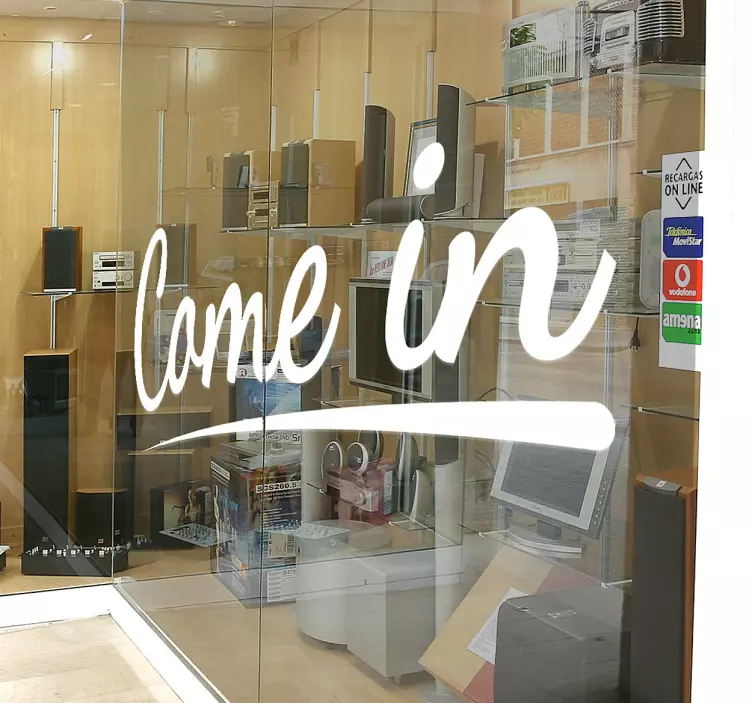 Naljepnica s natpisom dobrodošlice - TenStickers