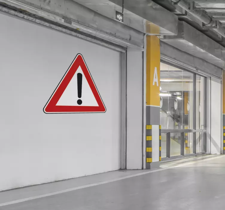 Naljepnica s oprezom - TenStickers