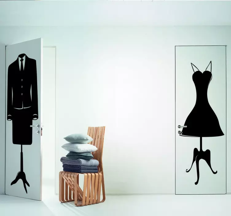 Naljepnica s poprsjem žene - TenStickers