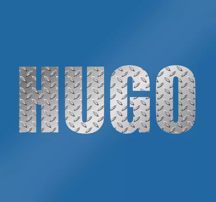 Naljepnica s prilagođenim nazivom metalik učinak - TenStickers