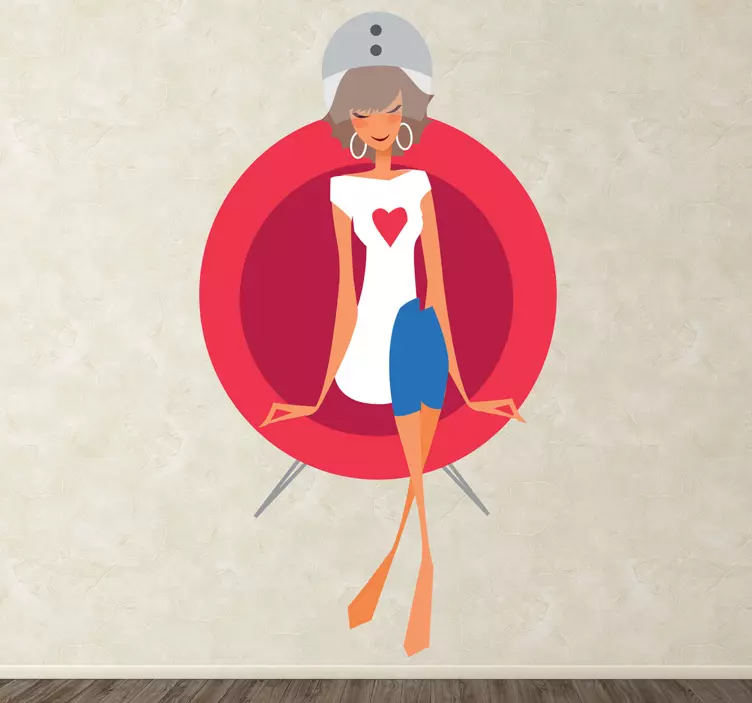 Naljepnica sa sušilom za kosu - TenStickers