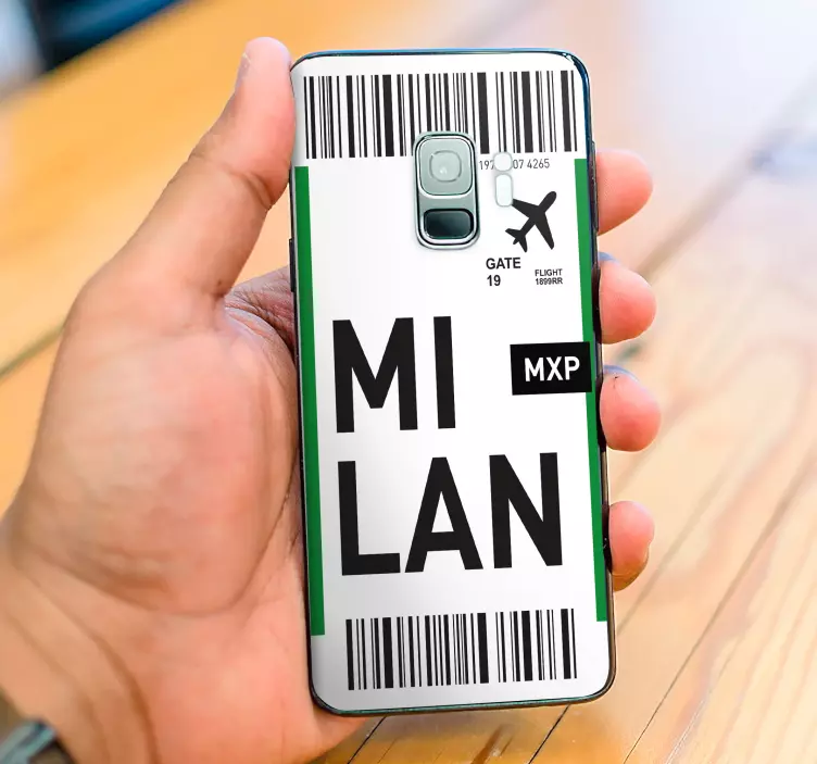 Naljepnica Samsung dizajn ulaznica za milano - TenStickers