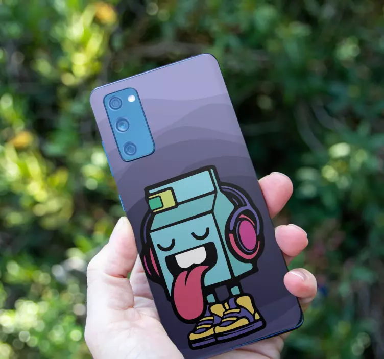 Naljepnica Samsung stroj za isplaževanje jezika - TenStickers