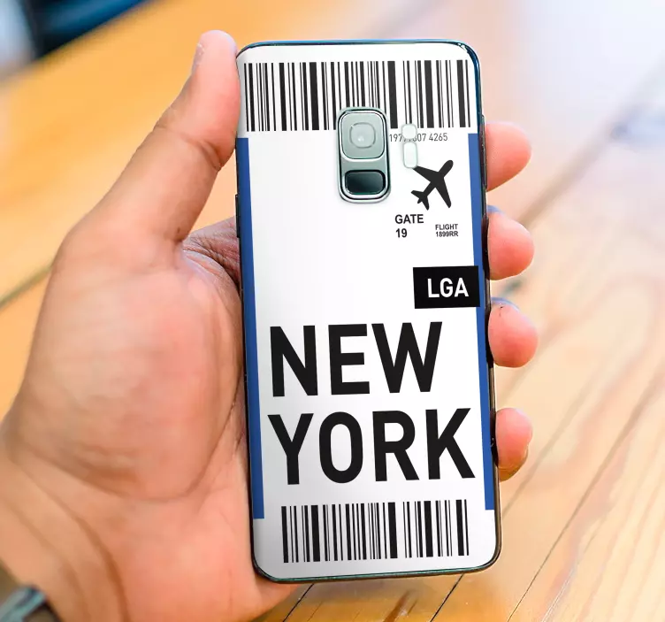 Naljepnica samsung letna karta new york - TenStickers