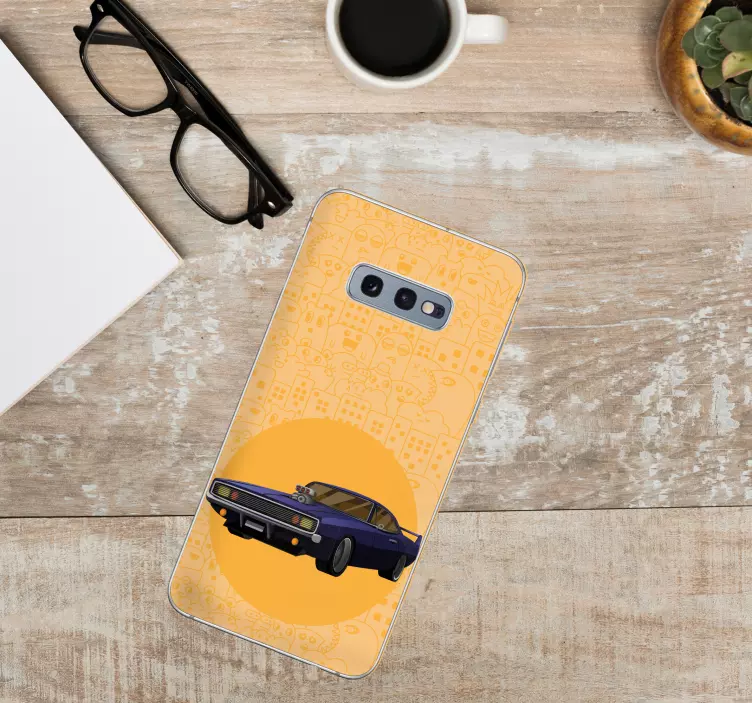 Naljepnica Samsung živahan klasični automobil - TenStickers