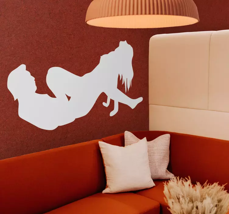 Naljepnica silueta seksualnog para - TenStickers