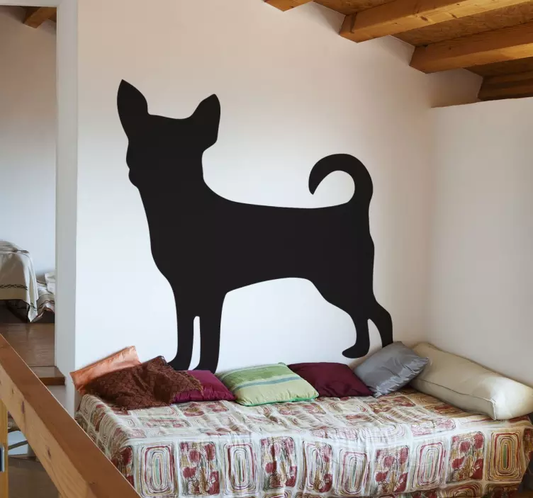 Naljepnica siluete chihuahua - TenStickers