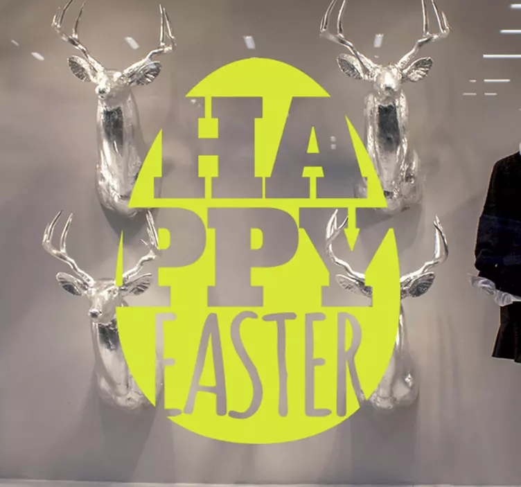 Naljepnica sretnog uskrsnog posla - TenStickers