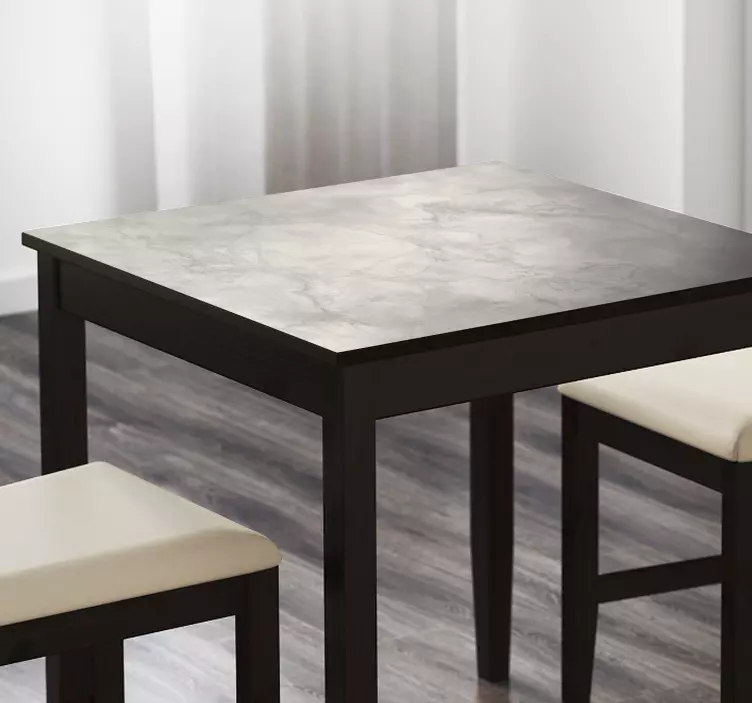 Naljepnica stola s efektom mramora - TenStickers