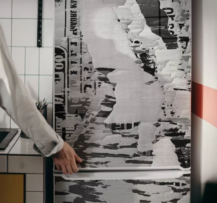 Naljepnice Teksture apstraktna folija za hladnjak - TenStickers