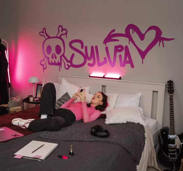 Naljepnice Urbani grafiti smrti i ljubavi - TenStickers