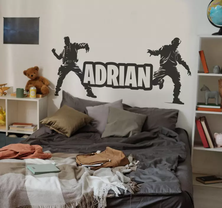 Naljepnice Video igre plesači vojnici s imenom Vojnici koji plešu - TenStickers