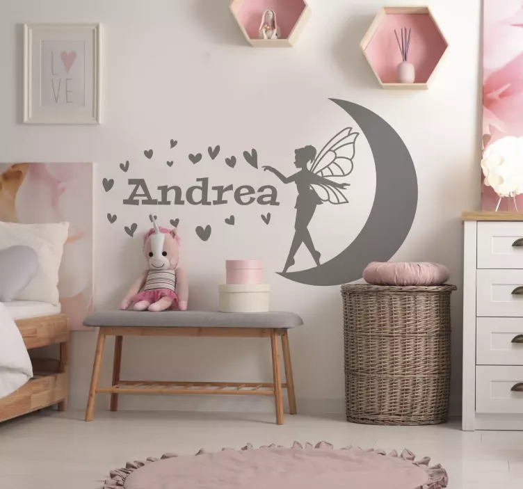 Naljepnice Vile i anđeli vila koja širi ljubav - TenStickers