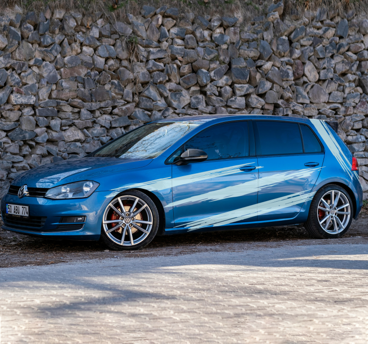 Naljepnica za auto set za dizajn kista - TenStickers