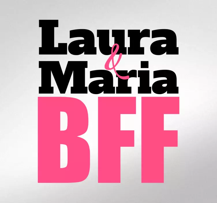 Naljepnica za bff wal - TenStickers