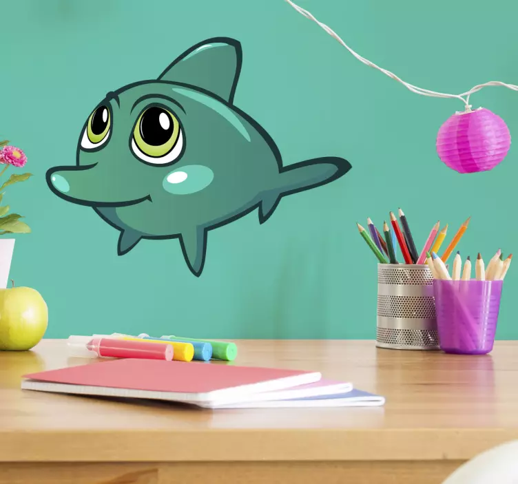 Naljepnica za delfine na zidu - TenStickers