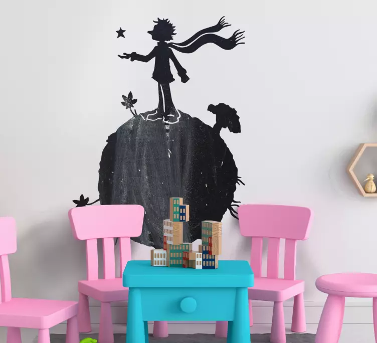 Dizajn malenog princa napiši na naljepnici - TenStickers