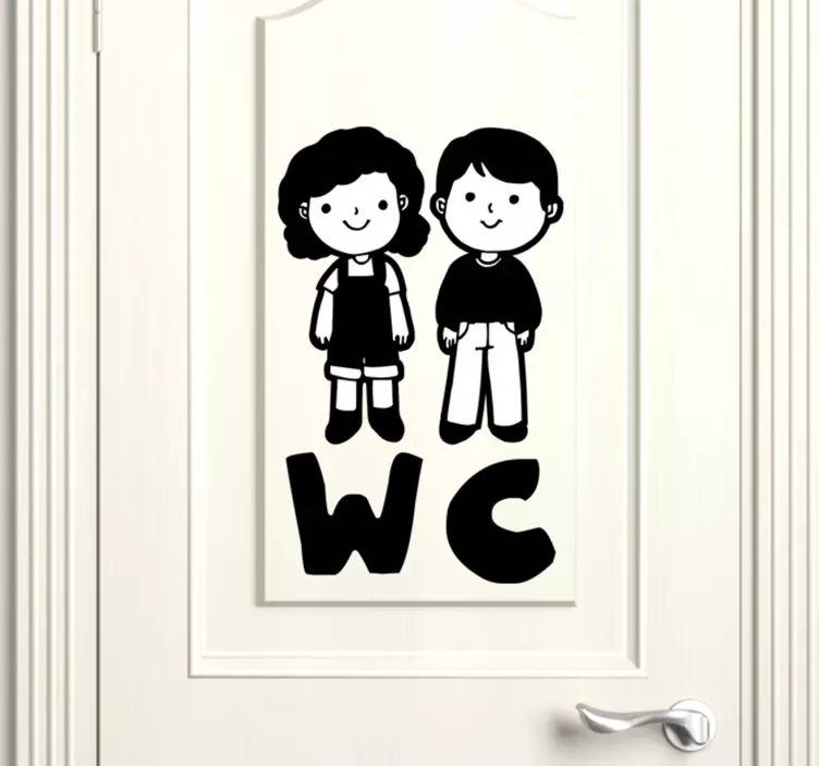 Naljepnica za djecu wc - TenStickers