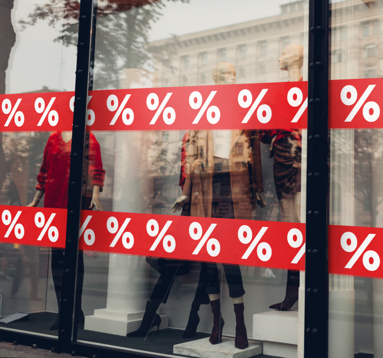 Naljepnice s rasprodaje okvir simbola popusta - TenStickers