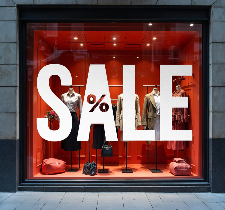 Naljepnice s rasprodaje velika slova - TenStickers