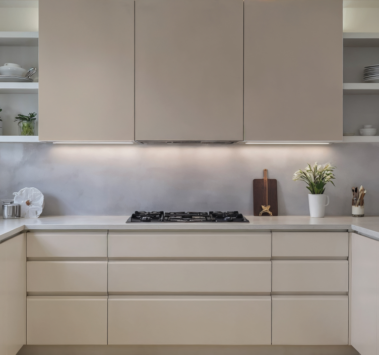 Naljepnica za kuhinju list krem boje - TenStickers