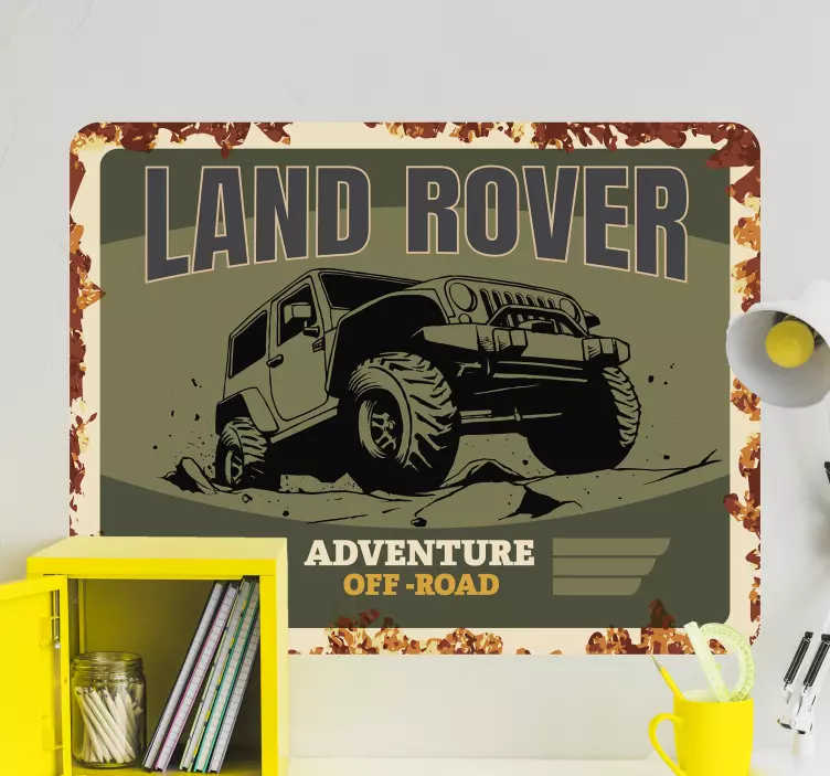 Naljepnica za land rover automobile - TenStickers