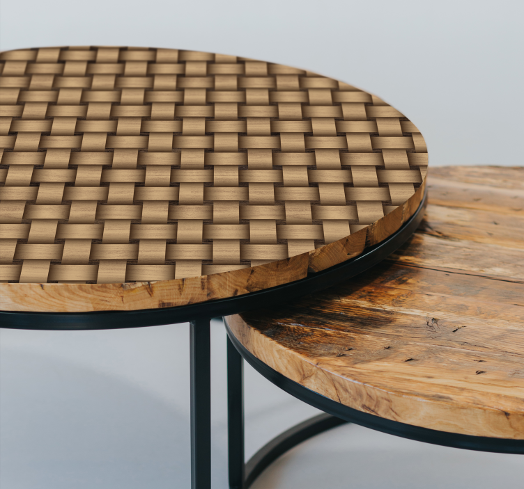 Naljepnice za namještaj drvo se prepleće - TenStickers