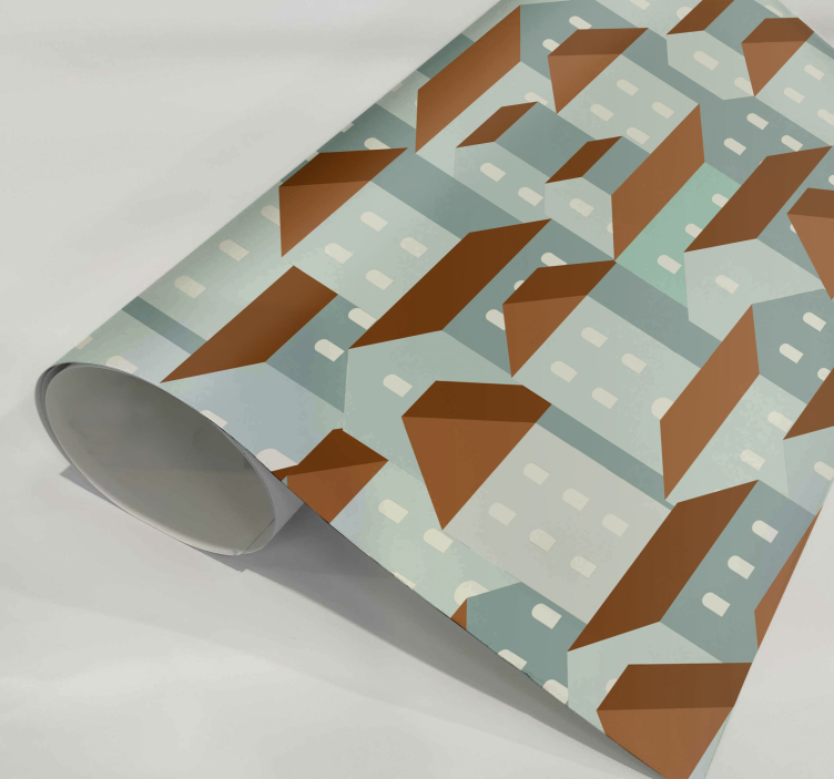 Naljepnice za namještaj ilustracija selaIlustracija sela - TenStickers