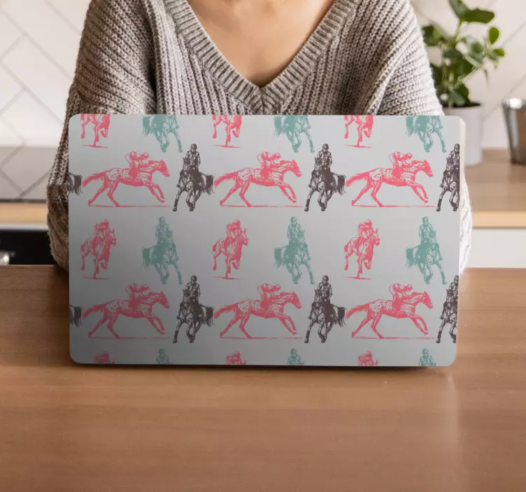 Različite boje na koži sivog laptopa - TenStickers