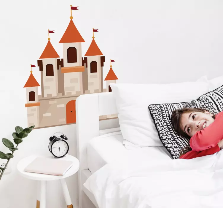 Naljepnica za rustikalni dvorac skica - TenStickers