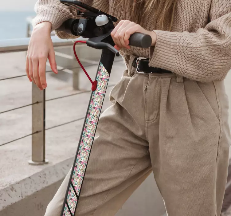 Naljepnica za skuter patinete SplashPatinete Splash - TenStickers