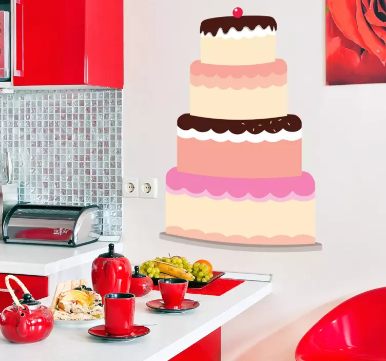 Naljepnica za tortu od fondanta - TenStickers