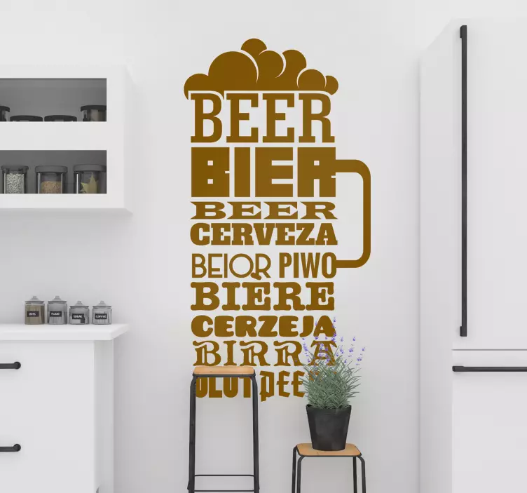 Naljepnica za smiješno pivo za pivo - TenStickers
