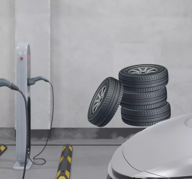 Naljepnica za zidne gume - TenStickers