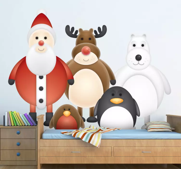 Naljepnica za zimske likove - TenStickers
