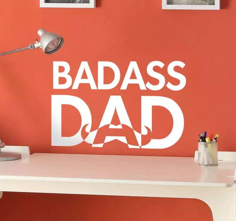 Naljepnica zid badas dad - TenStickers