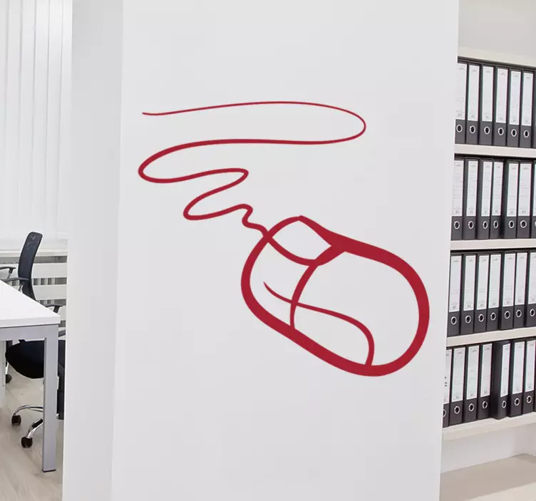 Naljepnica zid za računarski miš - TenStickers