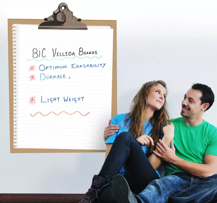 Naljepnica zidne ploče s međuspremnikom - TenStickers